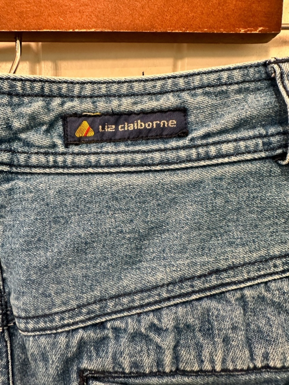 Vintage Liz Claiborne High Rise Pleated Cargo Jeans Cottagecore Gorpcore - Picture 5 of 6